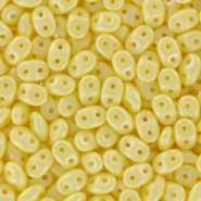 SuperDuo perlen 2.5x5mm Powdery - Pastel Yellow